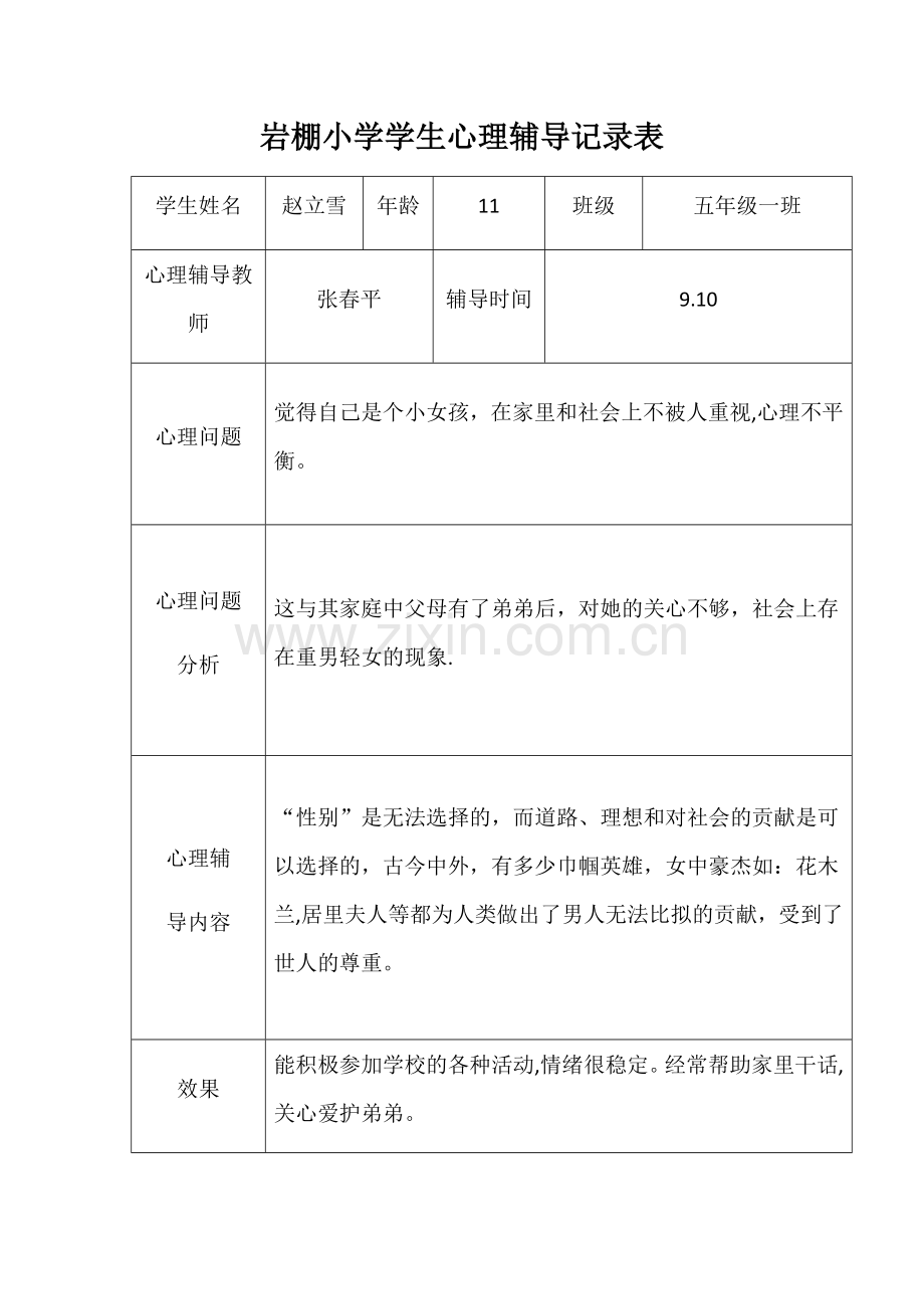 学生心理辅导记录表.doc_第2页