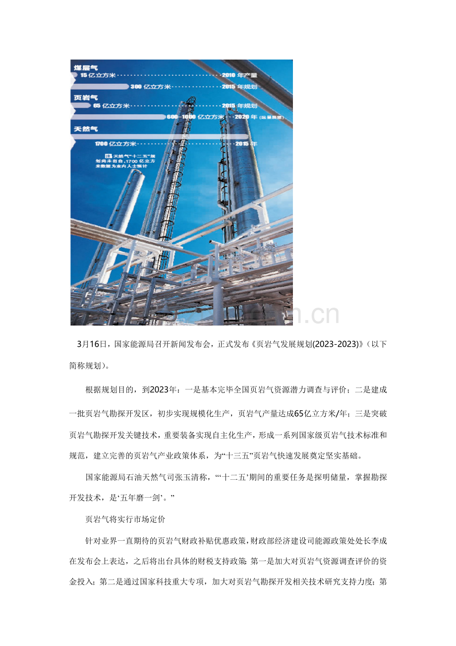 页岩气发展规划.doc_第1页