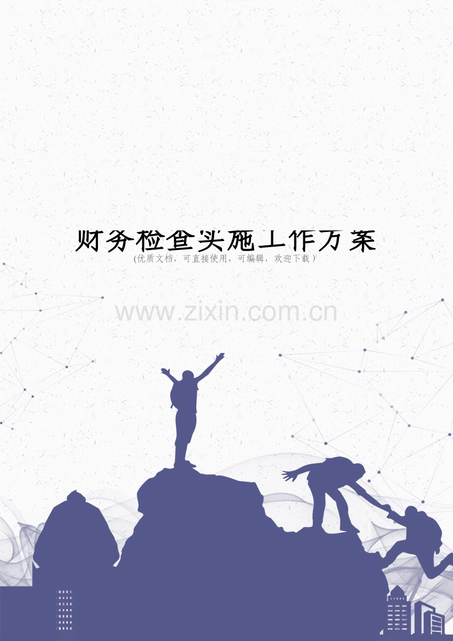 财务检查实施工作方案完整.doc_第1页