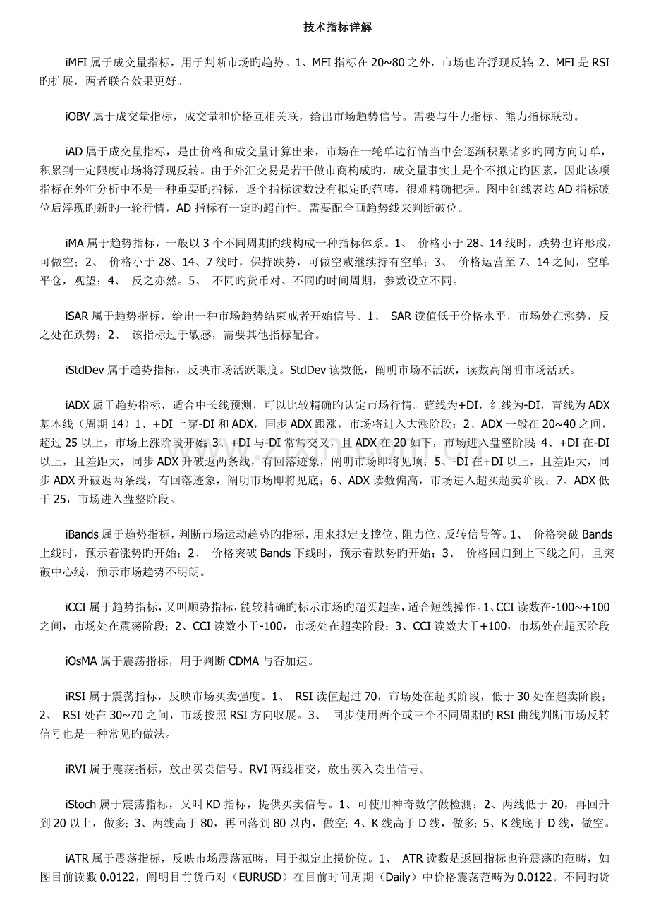 MT4平台29个技术指标详解(来自环球外汇网-自我整理).doc_第2页