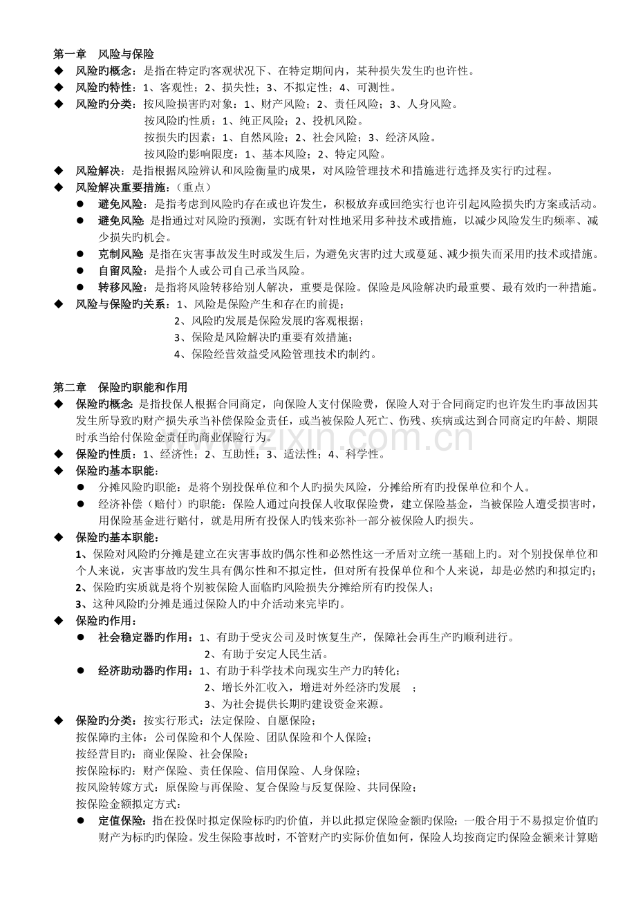 保险学复习整理.doc_第1页