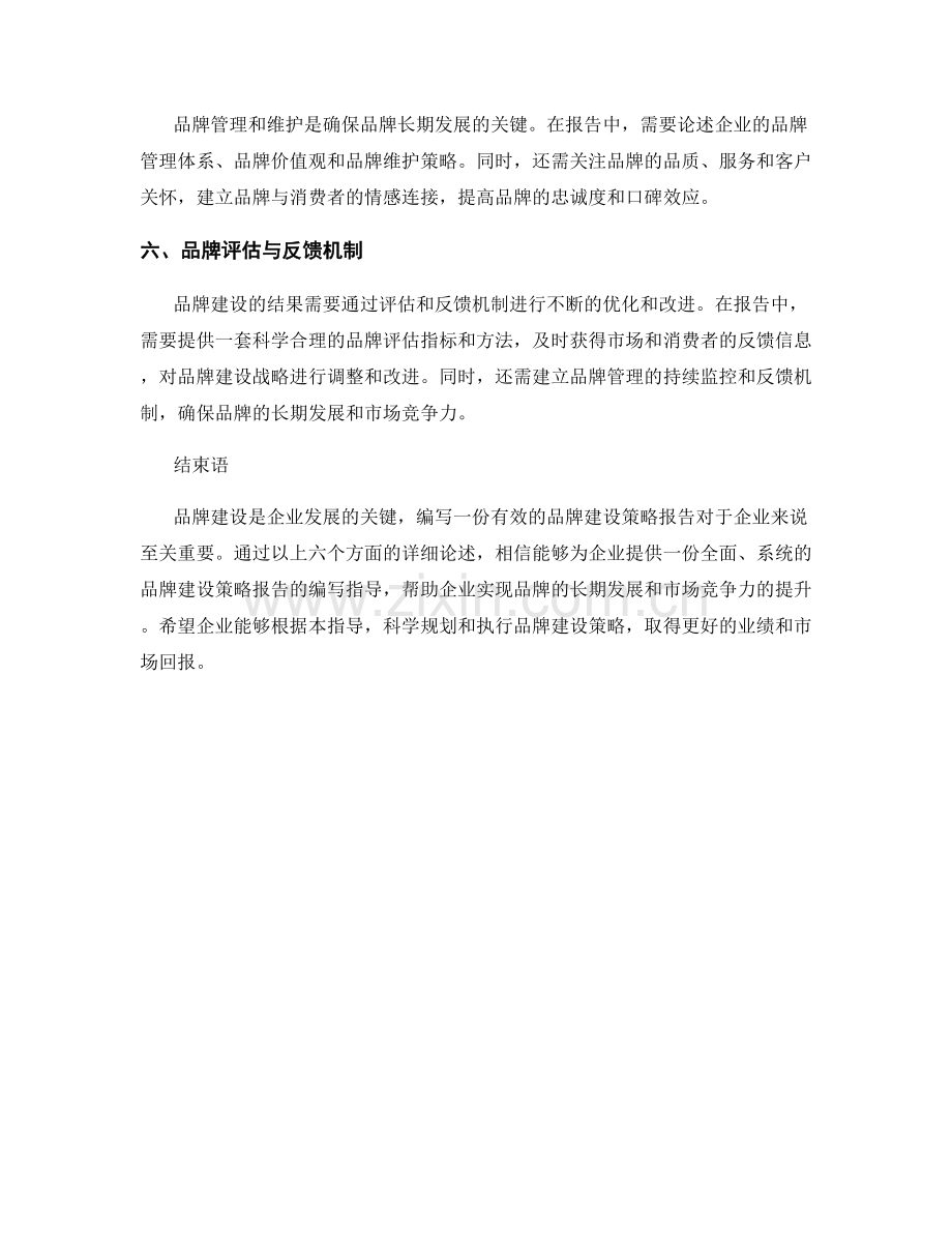 品牌建设策略报告的编写指导.docx_第2页
