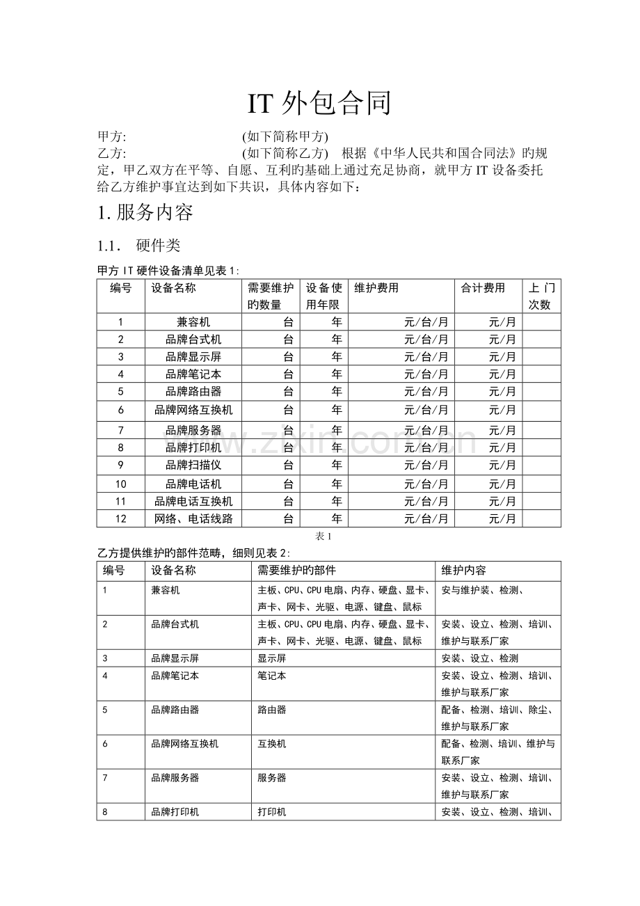 IT外包合同.doc_第1页