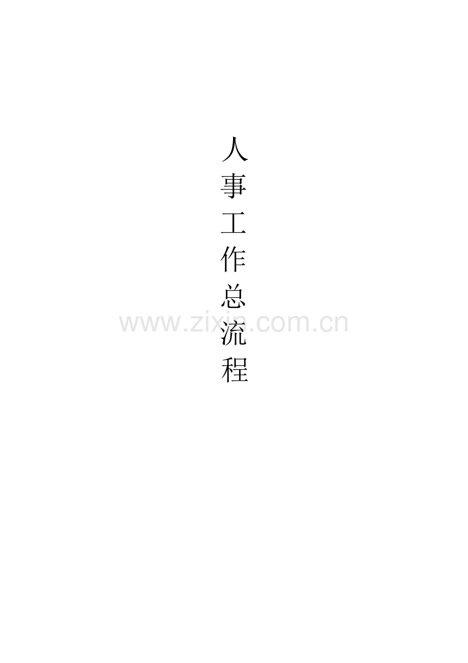 人力源管理模块-HR流程图.doc_第1页