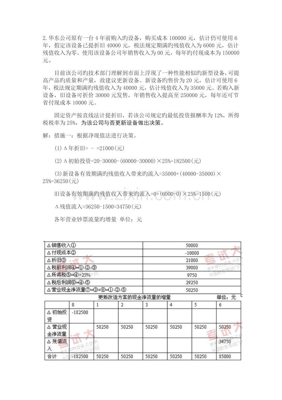 财务成本管理计算题补充.docx_第2页