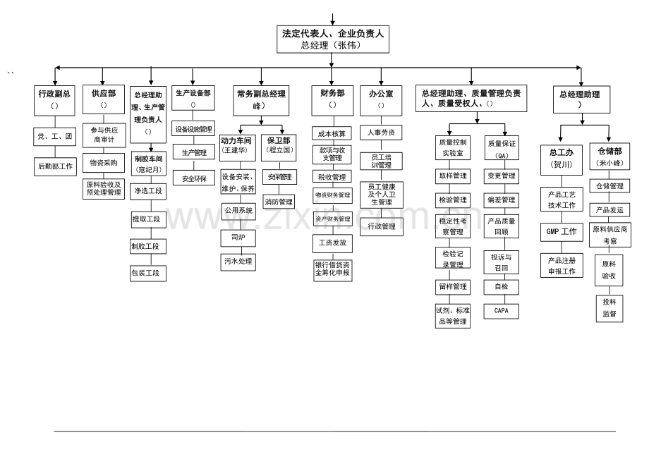 药品生产组织机构图.doc_第2页