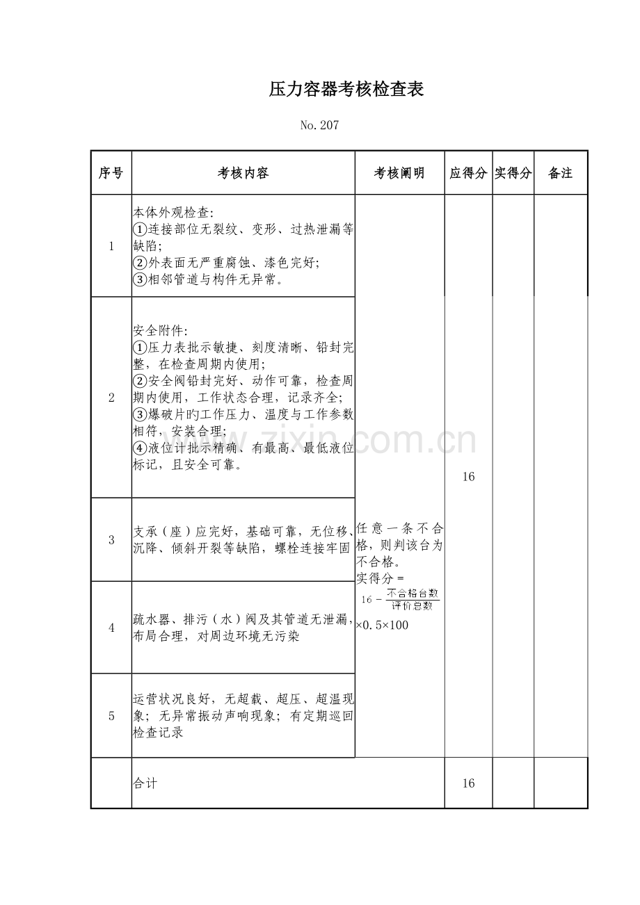 设备考评表.docx_第1页