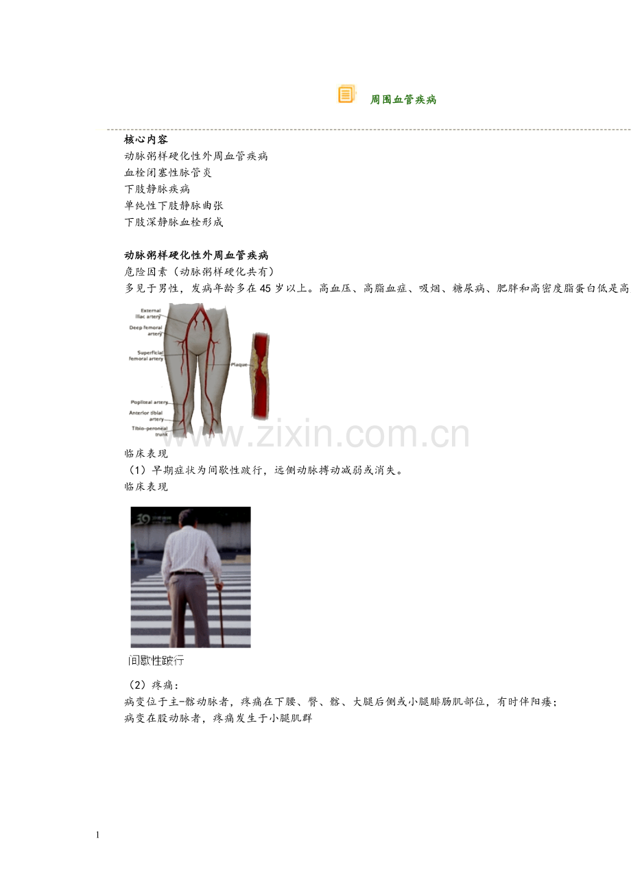 周围血管疾病.doc_第1页