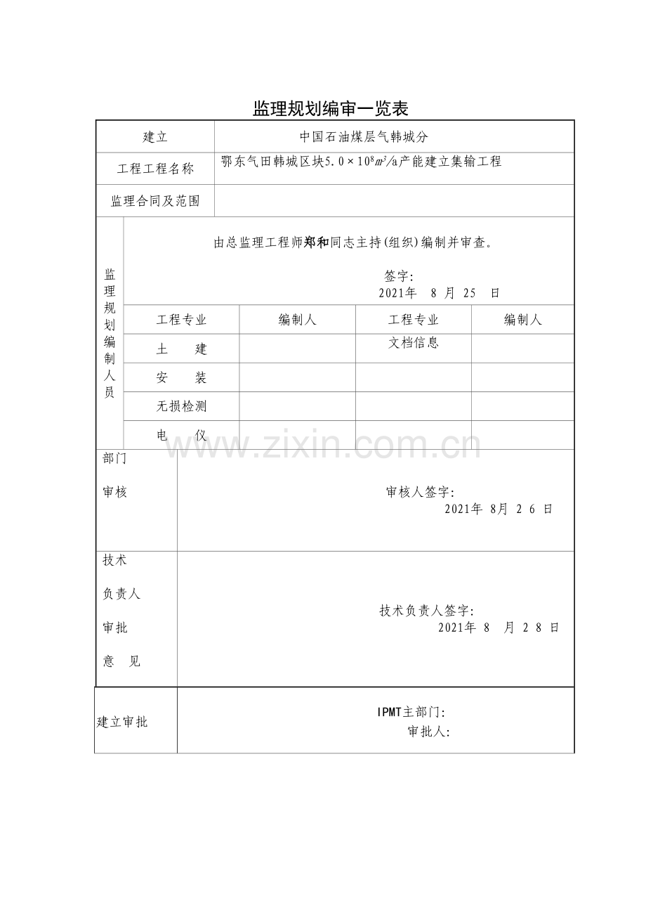 煤层气集输工程监理规划.docx_第2页