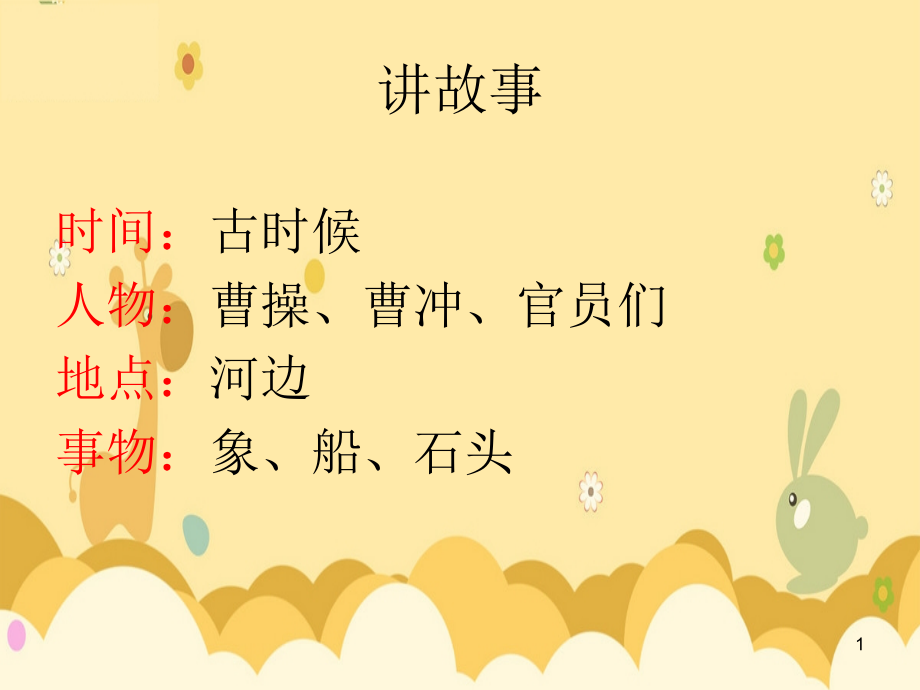 曹冲称象第一课时.ppt_第1页