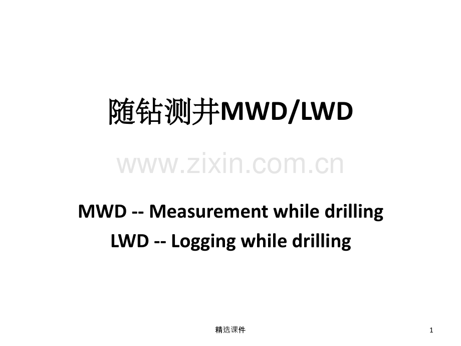 《随钻测井LWD》.ppt_第1页
