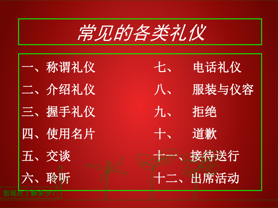 学生干部礼仪培训(最终版).ppt_第2页