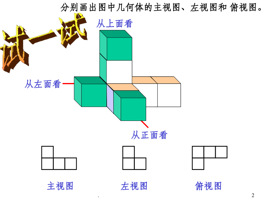 人教版九年级数学《三视图1完整》优质课.ppt_第2页