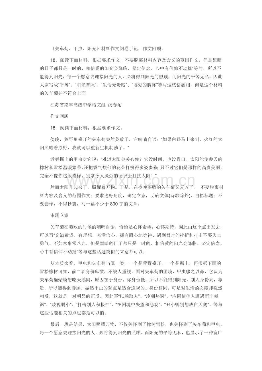 矢车菊阅卷手记.doc_第1页