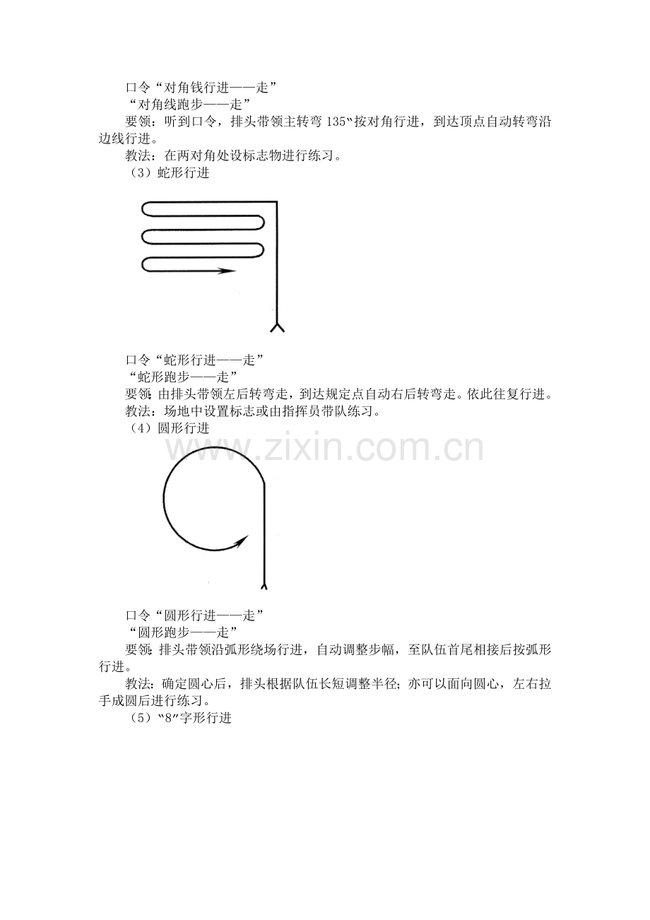 队列队形动作要领及图解说明.doc_第2页
