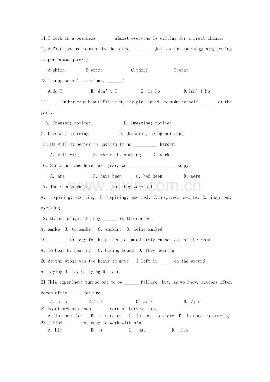 高一英语单选练习.doc_第2页