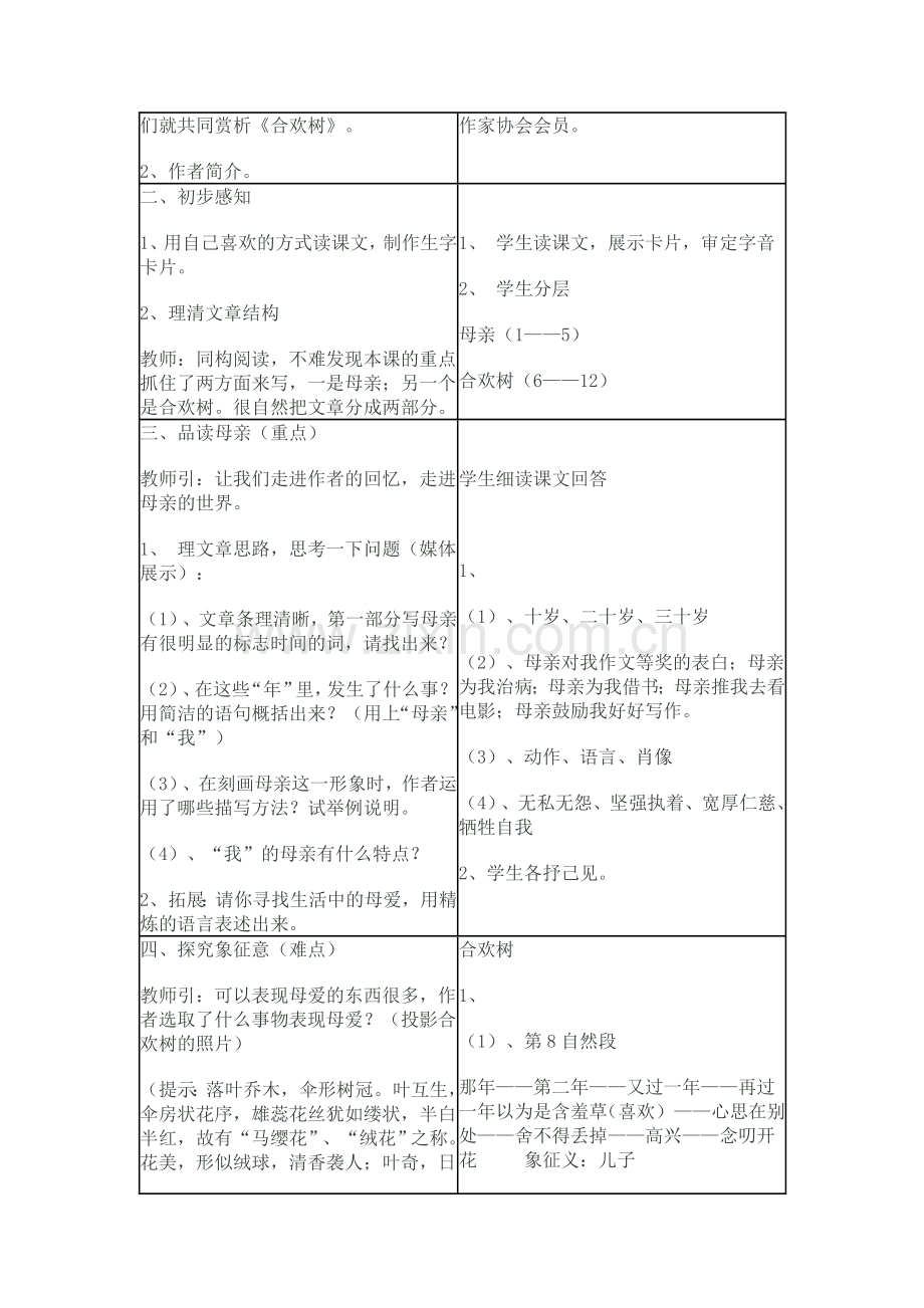 合欢树教学设计.doc_第2页