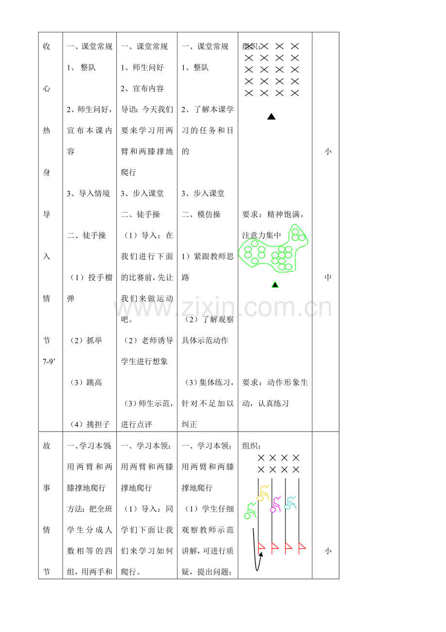 用两臂和两膝撑地爬行.doc_第2页