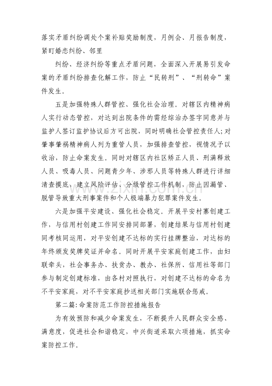 命案防范工作防控措施报告3篇.pdf_第2页