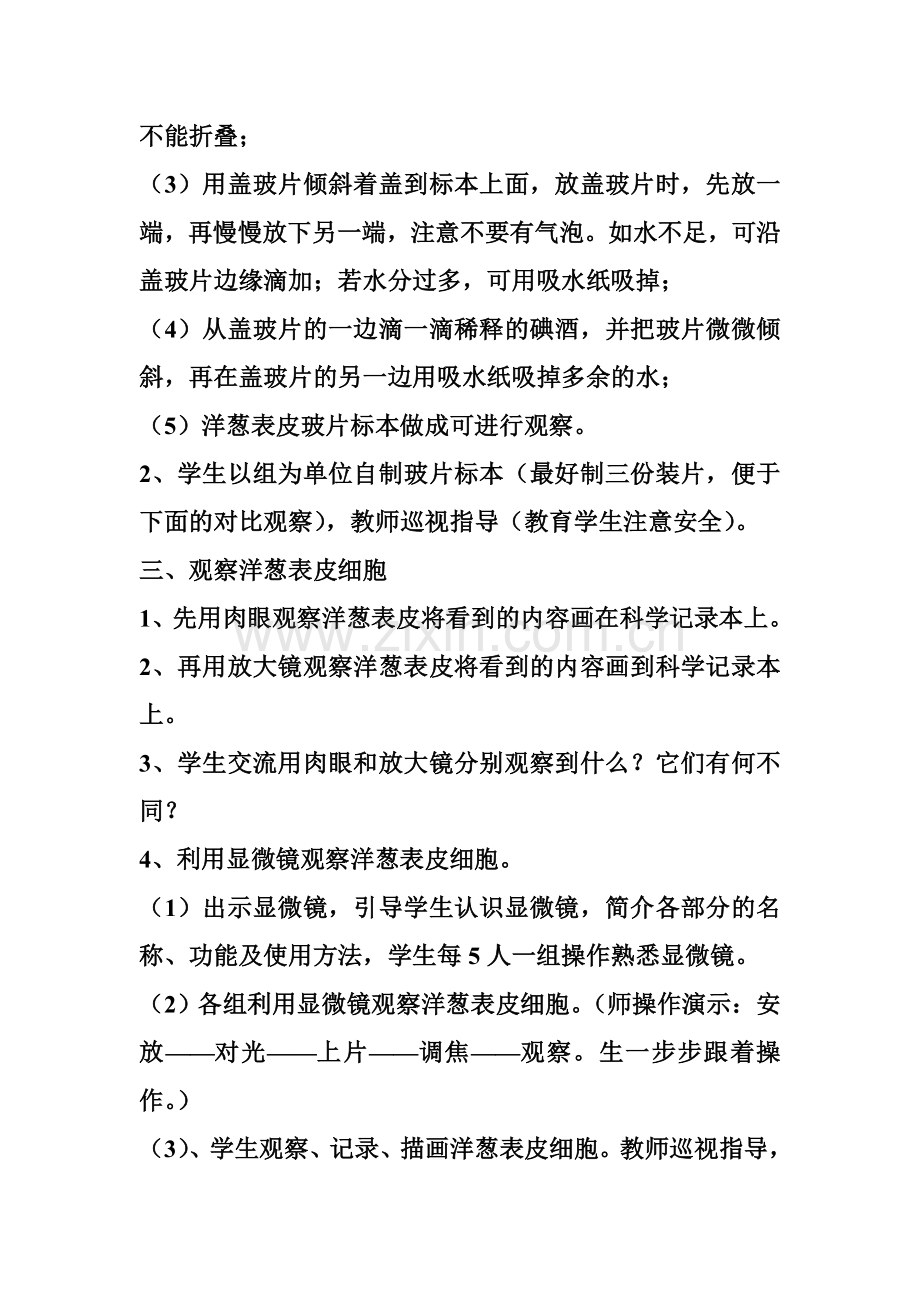 用显微镜观察洋葱表皮细胞.doc_第2页