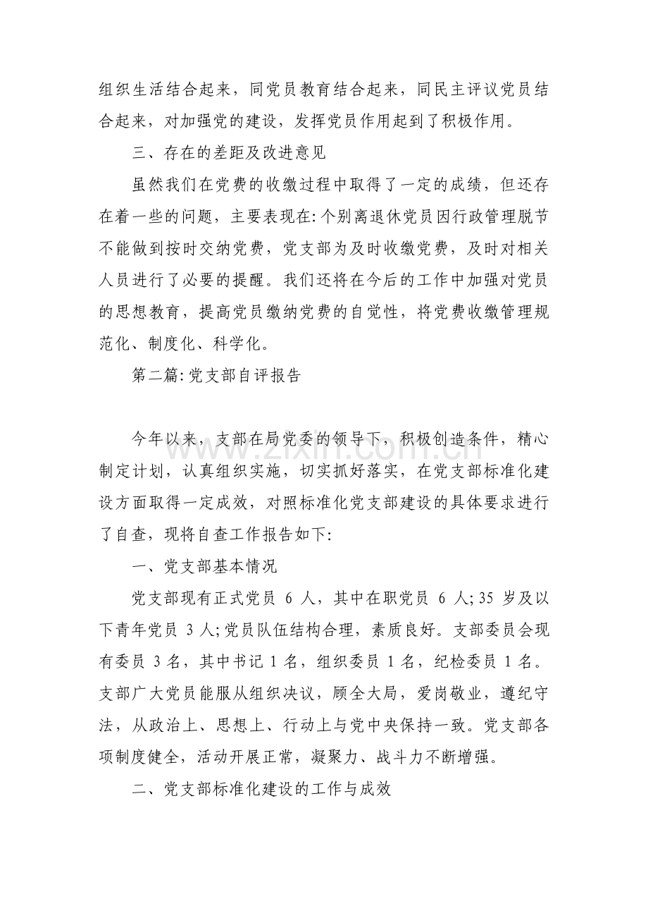 关于党支部自评报告【五篇】.pdf_第2页