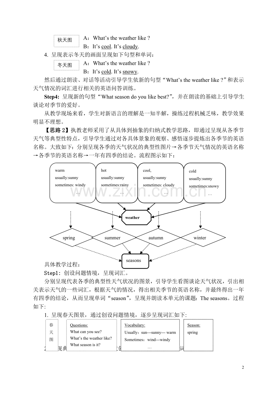 不同的思路,别样的效果--两种对话教学思路的比较分析.doc_第2页