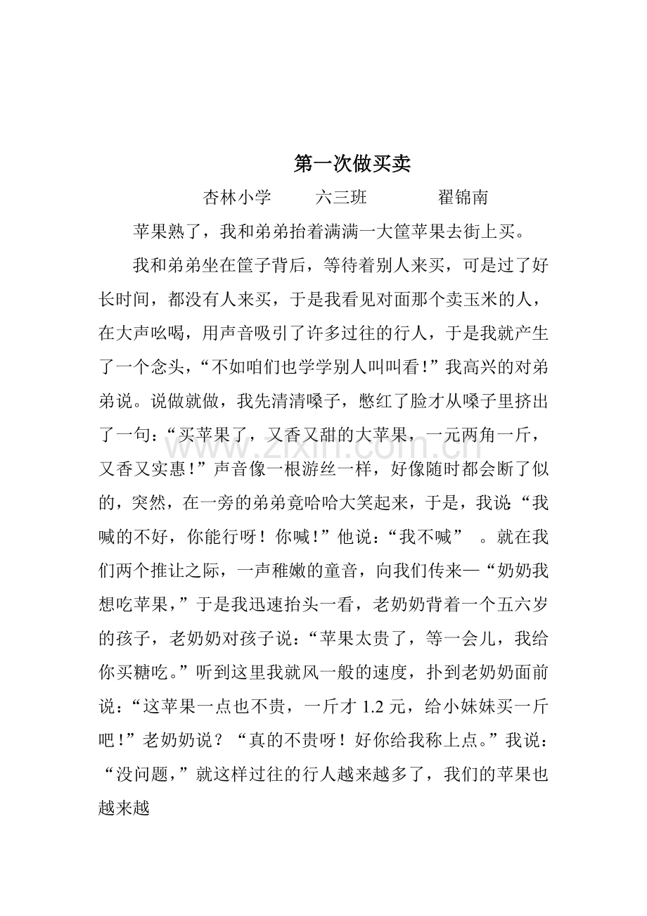 第一次做买卖.doc_第1页