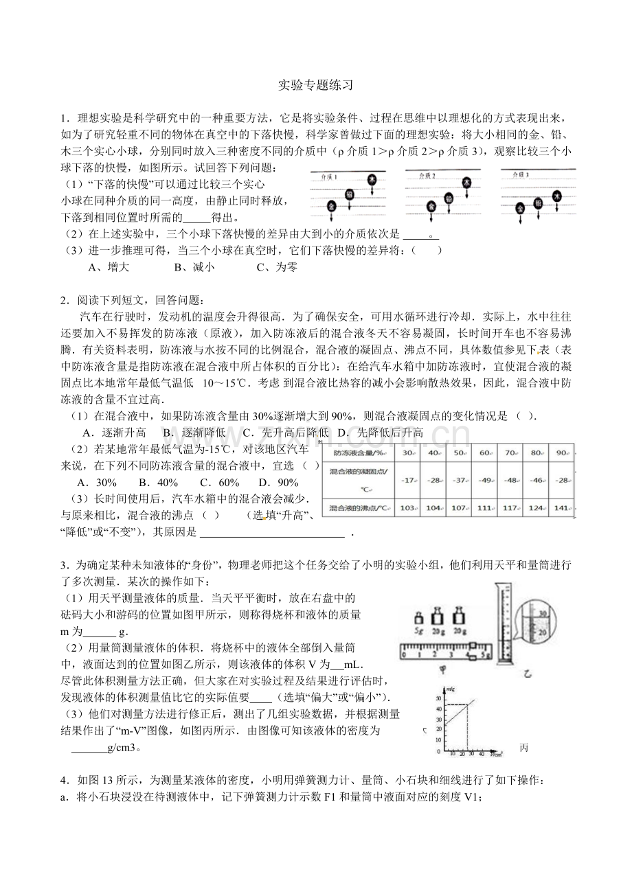 实验专题练习.doc_第1页