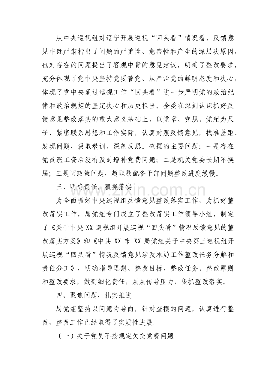 对巡视整改情况进行“回头看”工作开展自查自纠情况的报告13篇.pdf_第2页