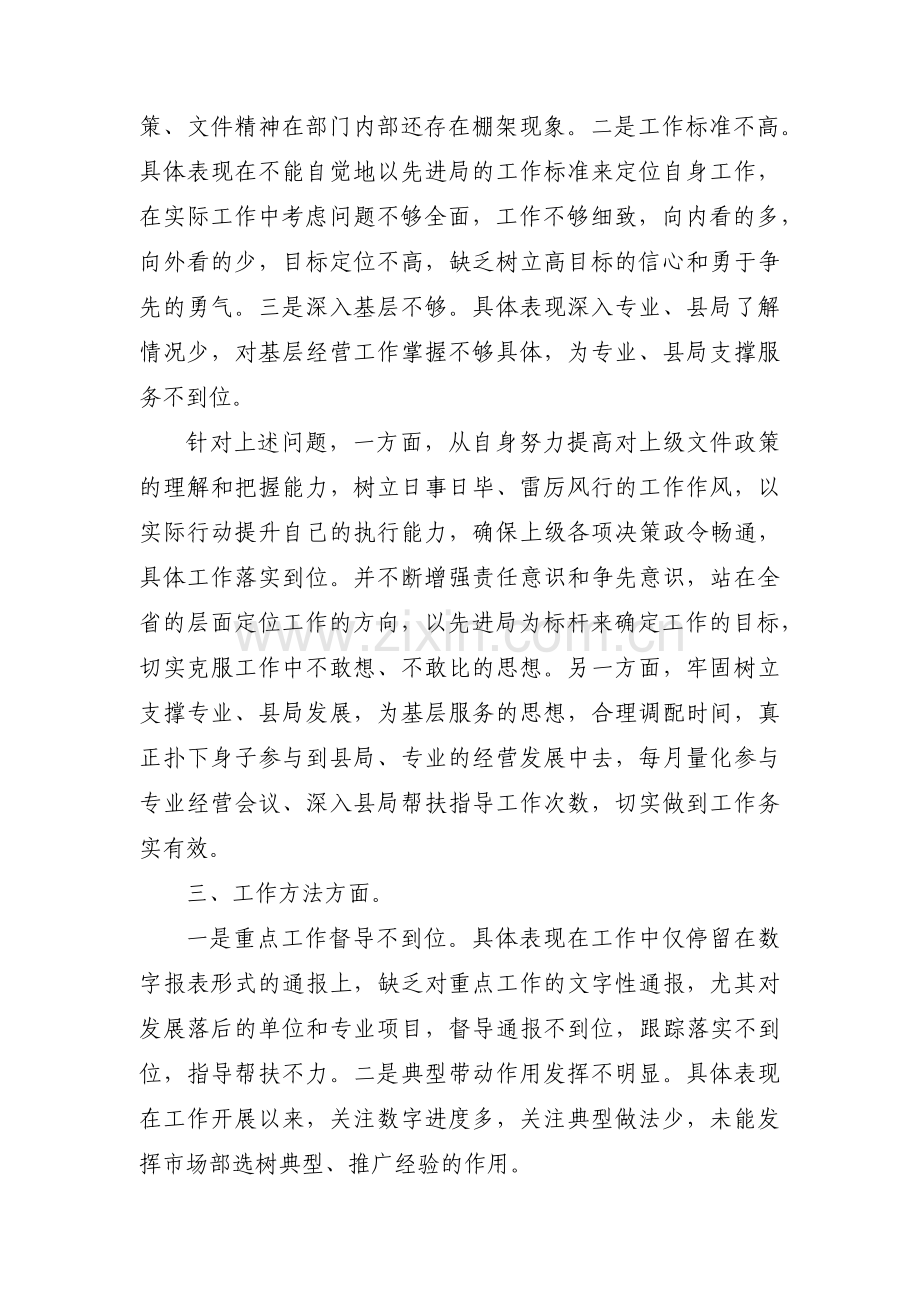 党员个人问题清单作用发挥集合9篇.pdf_第2页
