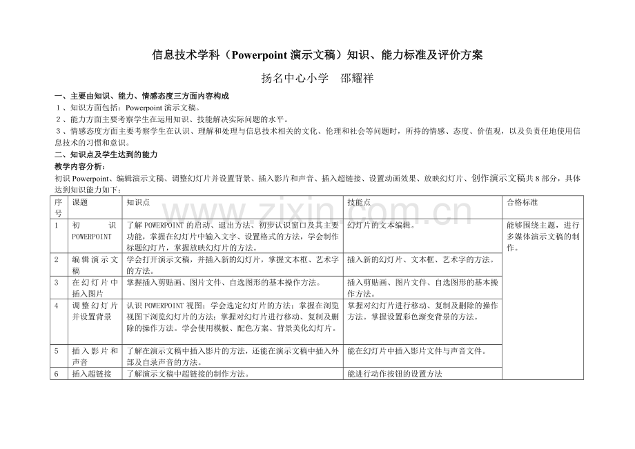 扬名中心小学邵耀祥.doc_第1页