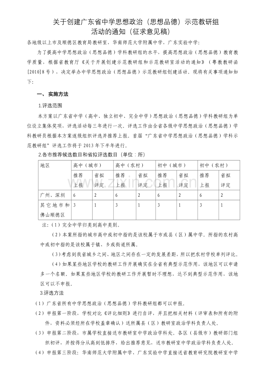广东省政治示范科组评选.doc_第1页