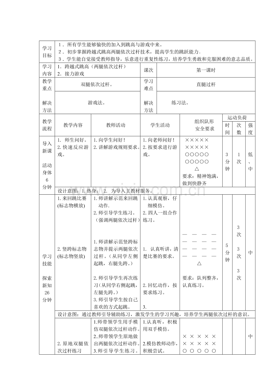 跨越式跳高教案.doc_第1页