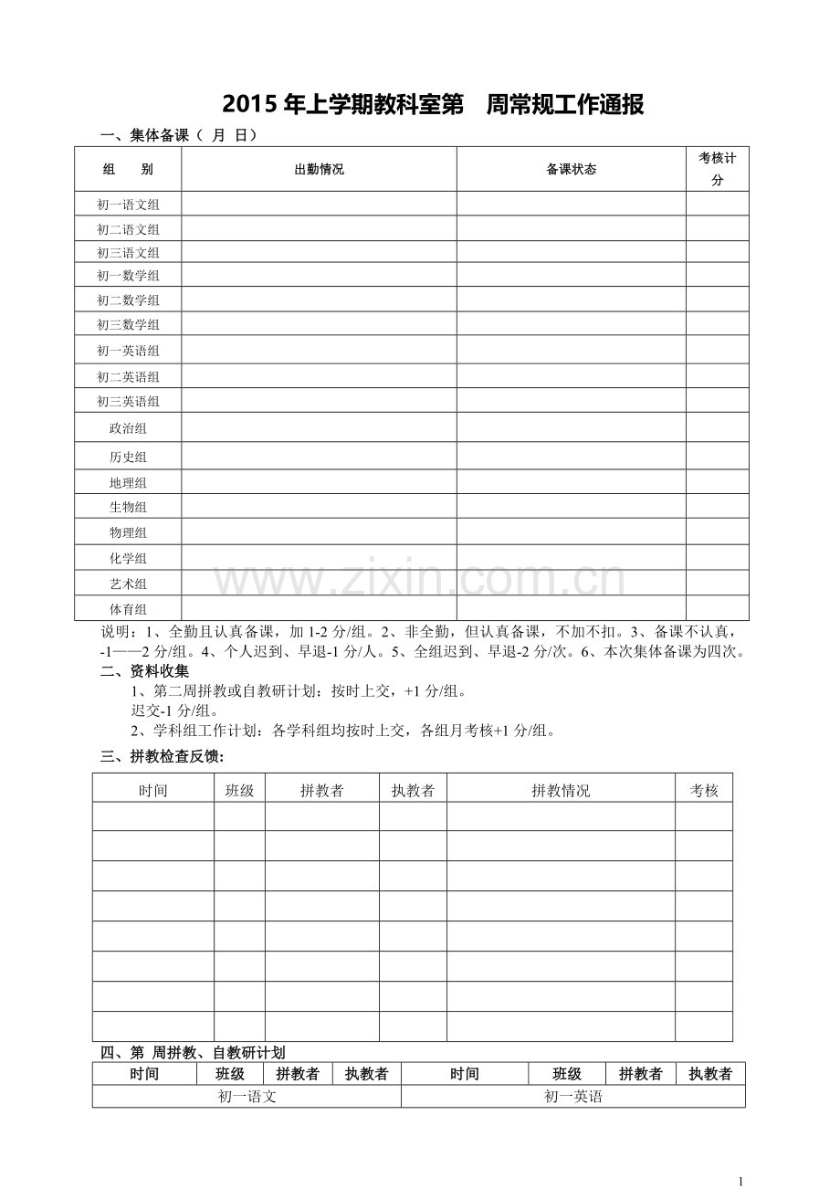 教科室周通报.doc_第1页