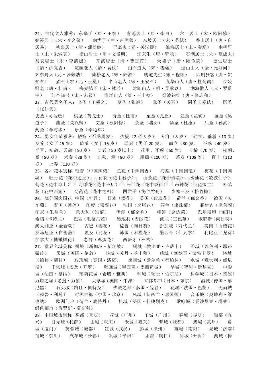 小学语文常见百科知识大全.docx_第2页