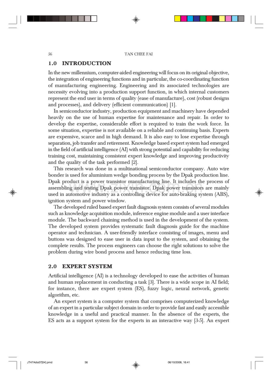 ANEXPERTFAULTDIAGNOSISSYSTEMFORAUTOWIREBONDMACHINE.doc_第2页