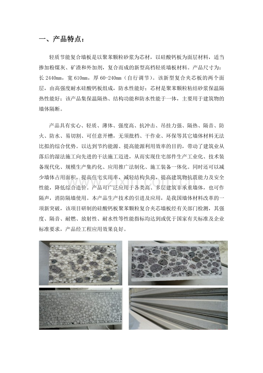 轻质节能复合墙板项目可行性报告.doc_第2页