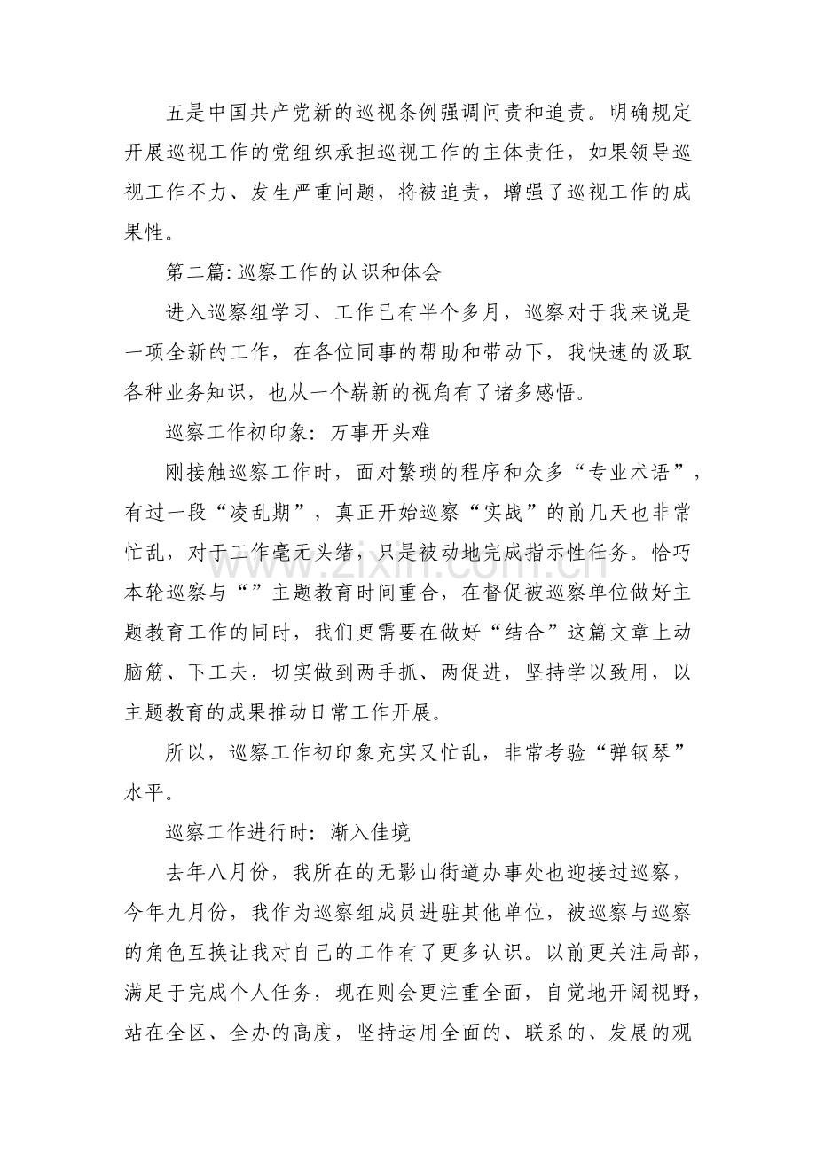 巡察工作的认识和体会【12篇】.pdf_第2页