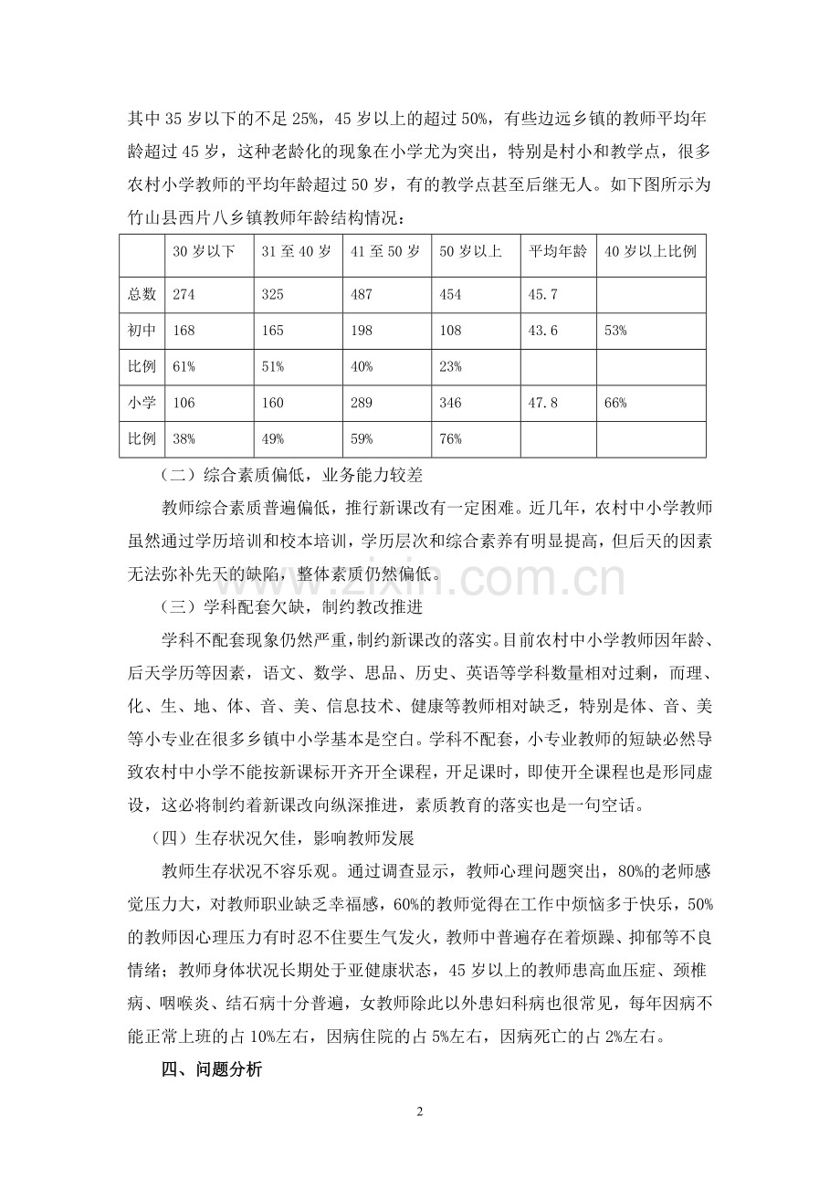 关于农村教师的调查报告.doc_第2页
