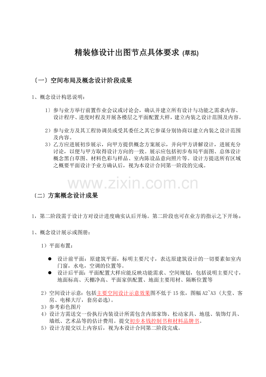 酒店精装修设计出图节点具体内容.doc_第1页