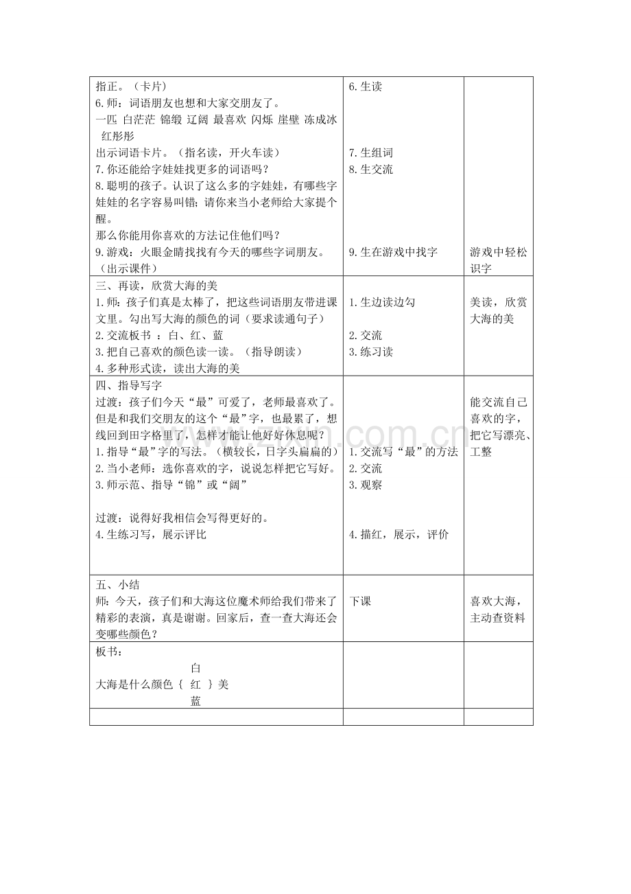 教案大海是什么颜色.doc_第2页