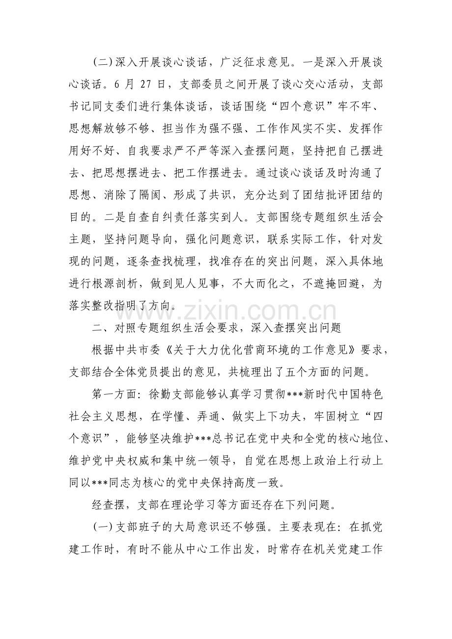 关于营商环境组织生活会【十篇】.pdf_第2页
