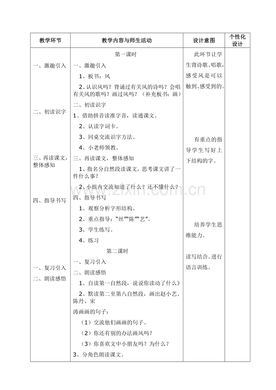 二年级下册画风.doc_第2页