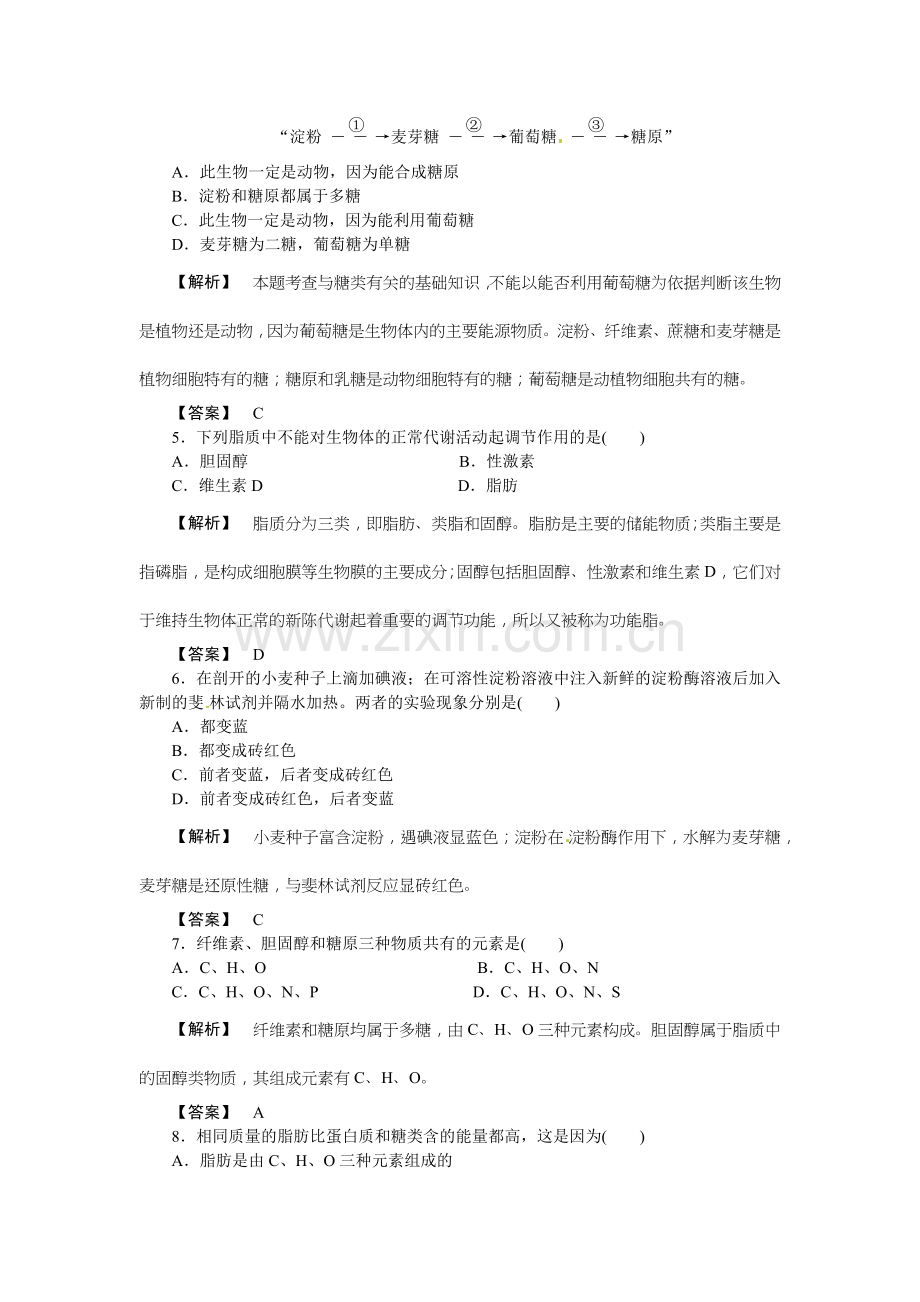 糖类的种类和功能.docx_第2页