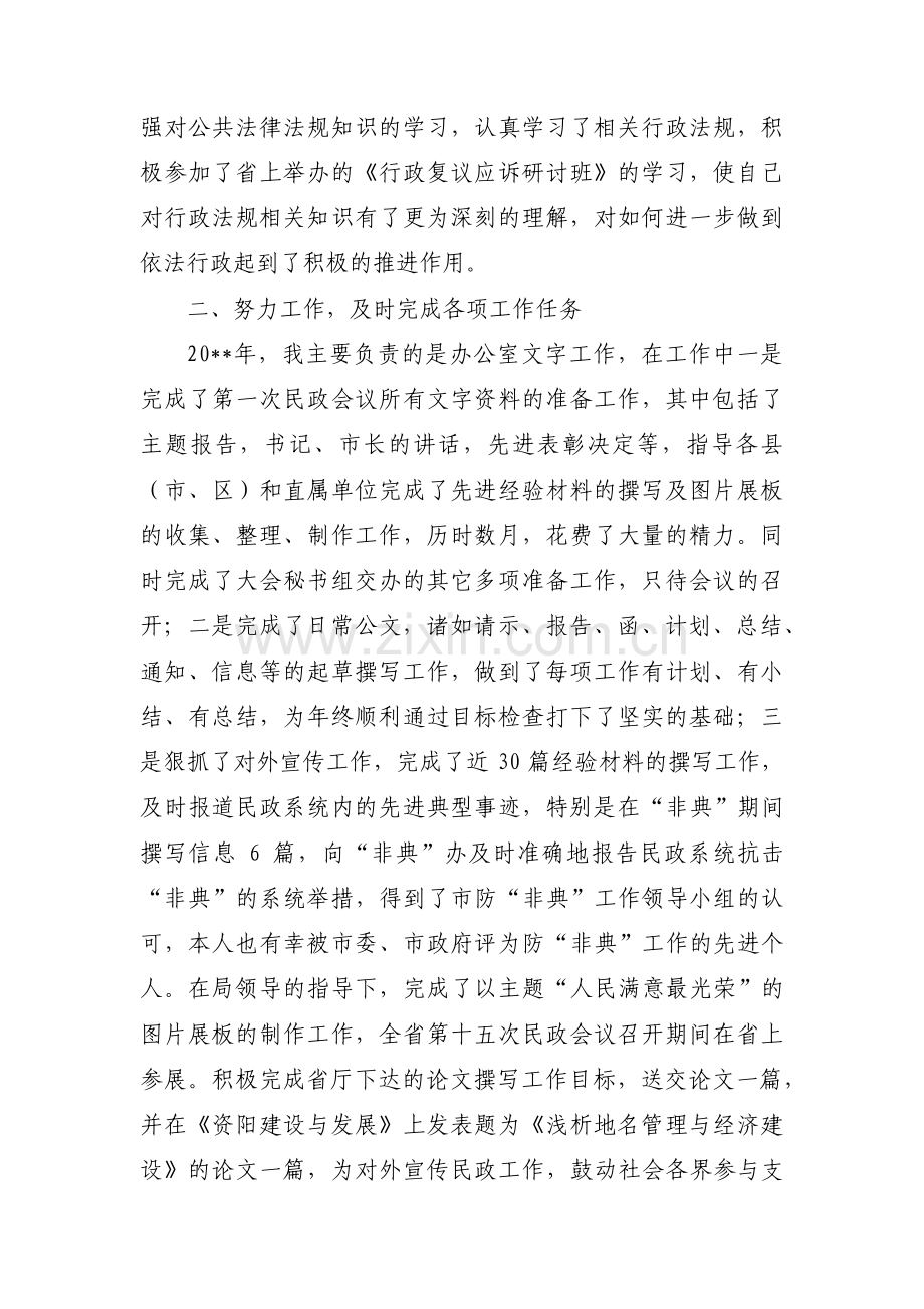 民政工作总结和下一步计划【8篇】.pdf_第2页