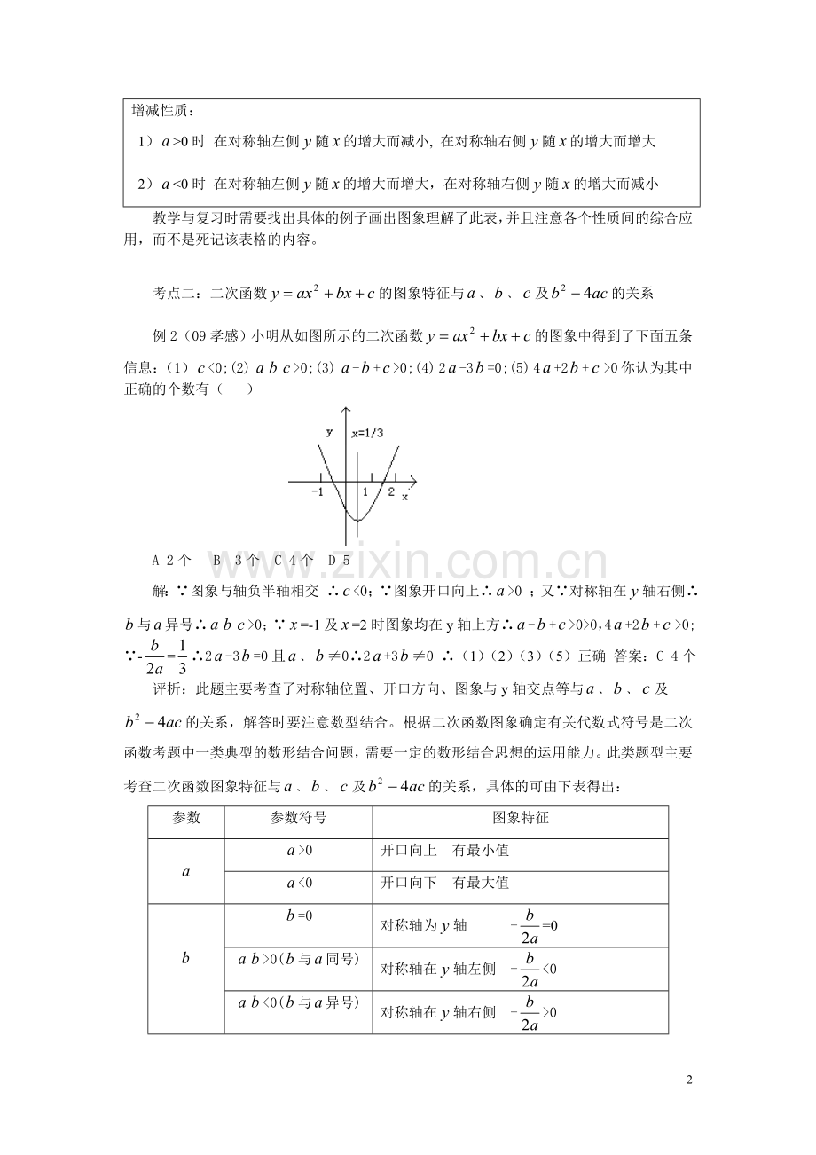 解析中考二次函数.doc_第2页