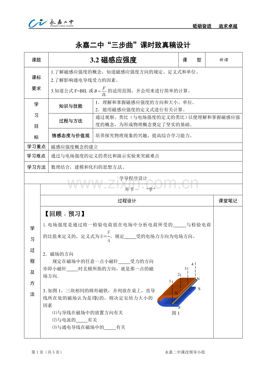 磁感应强度学生版.doc_第1页