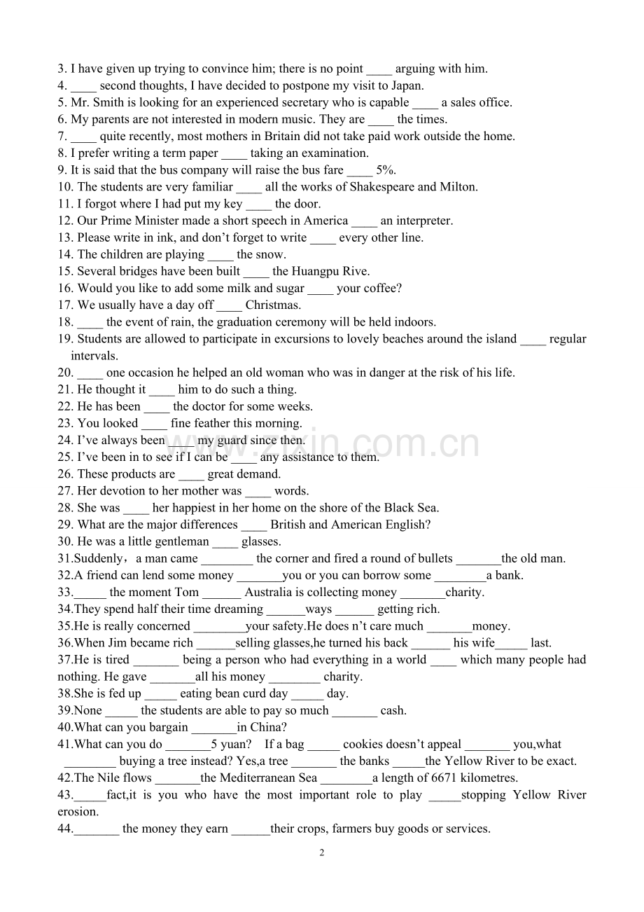 高中英语介词_练习.doc_第2页