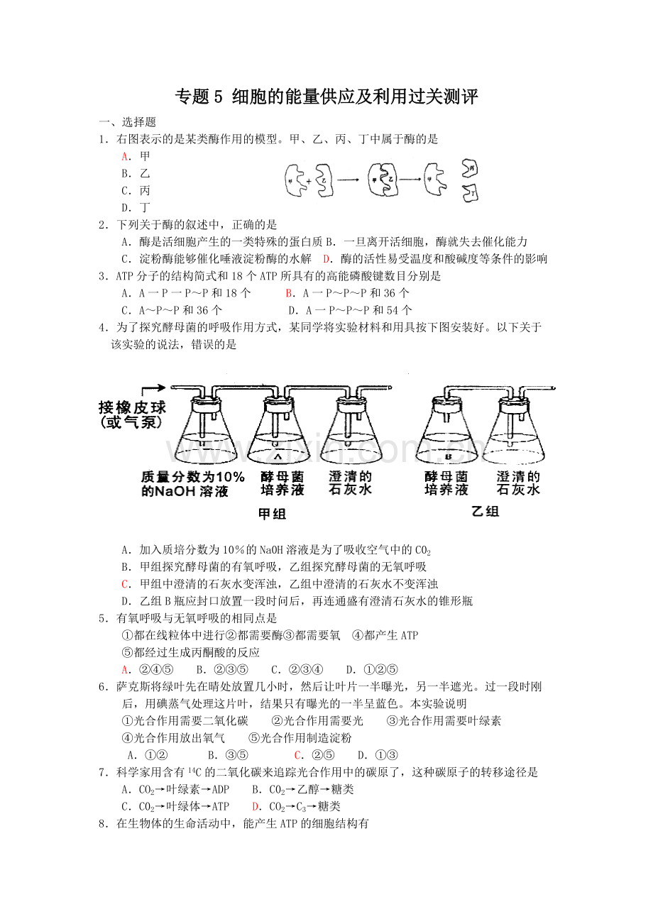第五章过关测评.doc_第1页