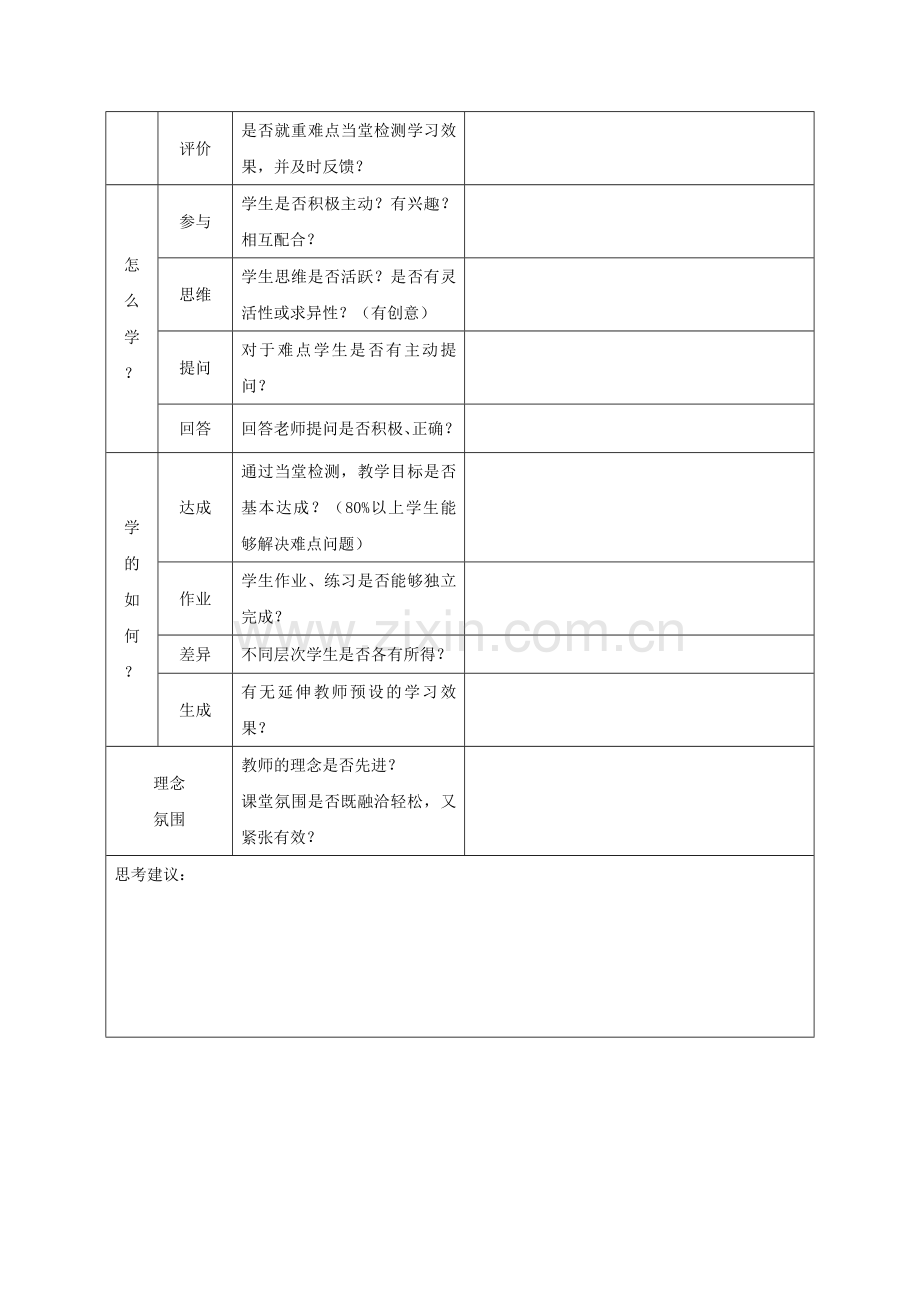 六年级信息技术《主角配角各就各位》课堂观察记录表单.docx_第2页